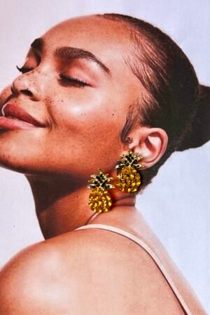 Pineapple earrings
