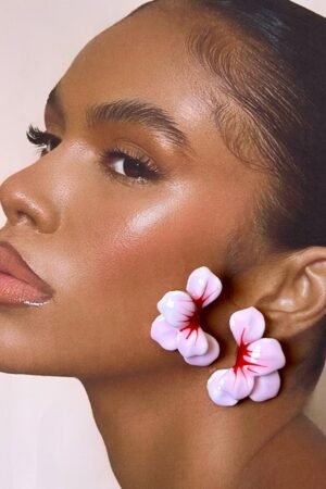 Spring flower earrings