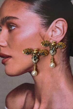 Queen bee earrings