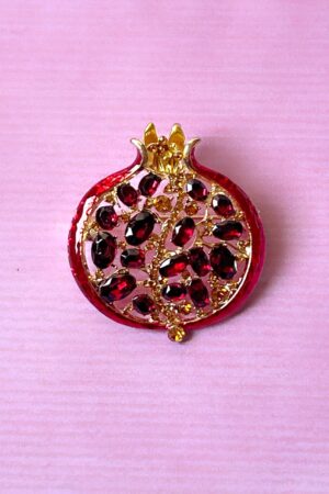 Pomegranate brooch