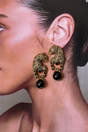 The jaguar earrings