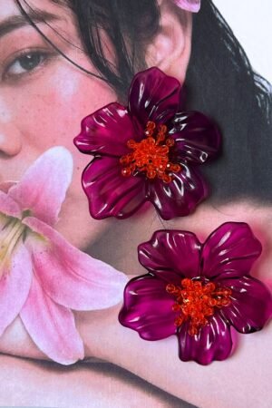Summer flower earrings