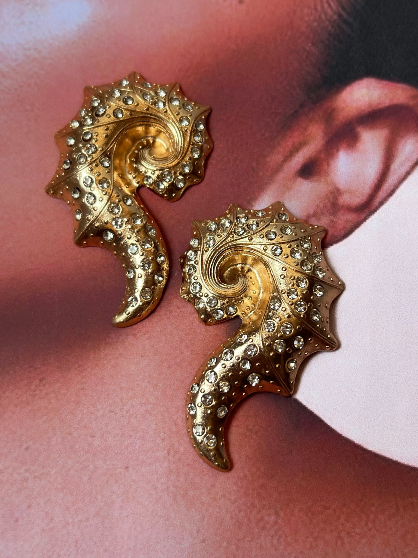 Chunky Shell Earrings - Image 3