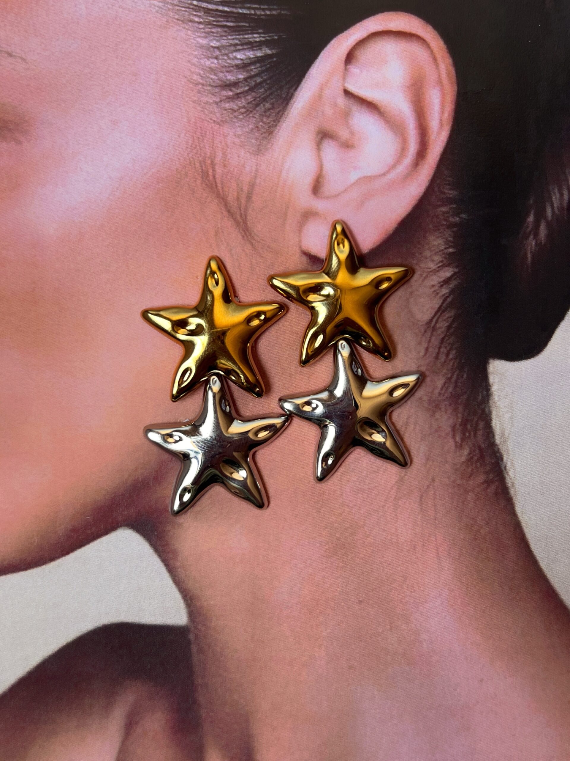 Eclipse stars earrings - Image 2