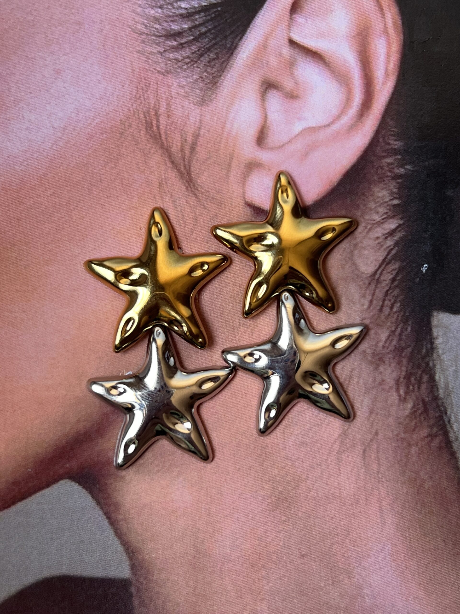 Eclipse stars earrings - Image 5