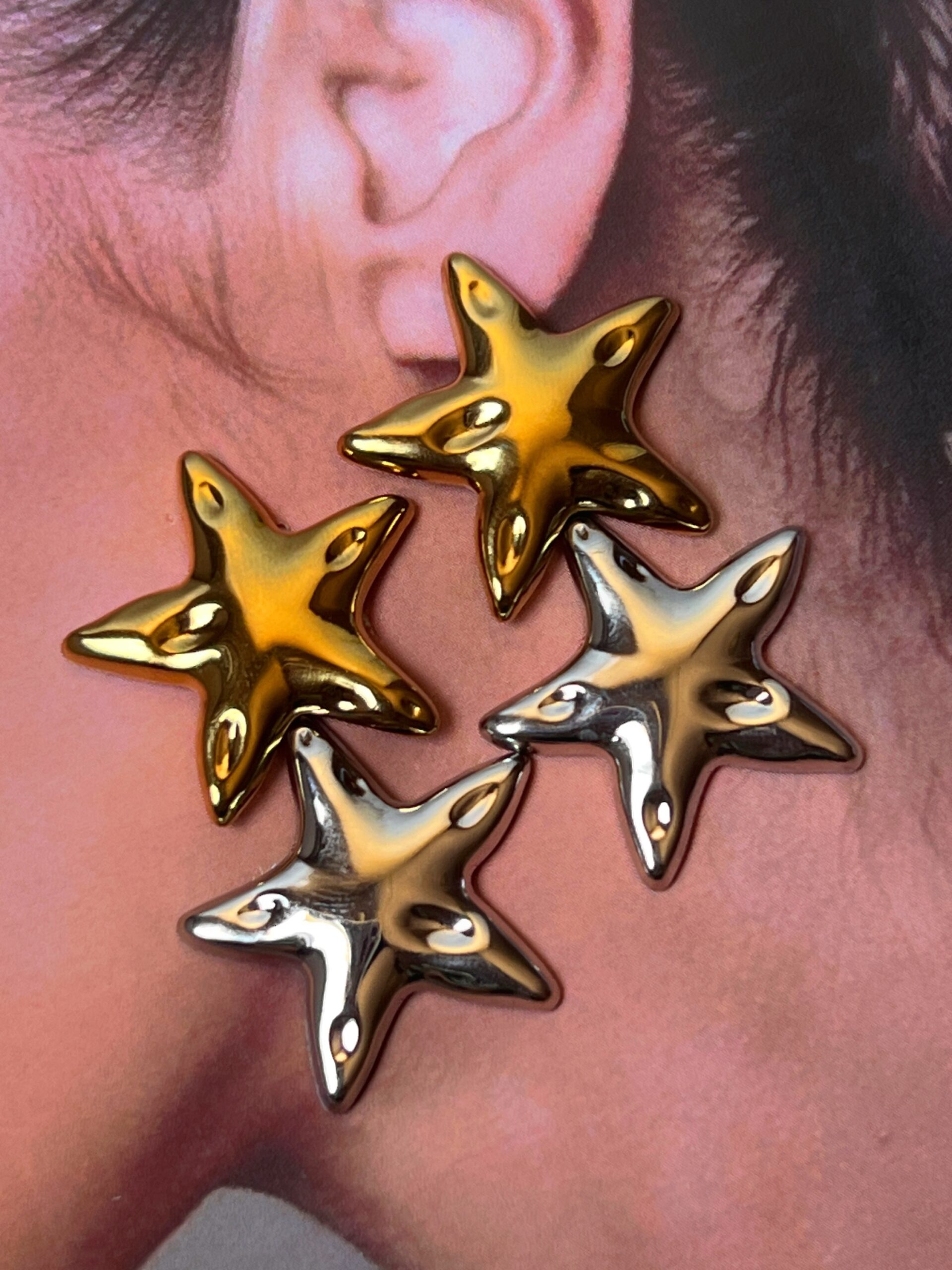 Eclipse stars earrings - Image 4