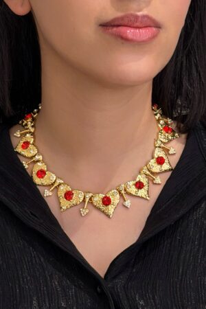 The Ruby Heart Necklace