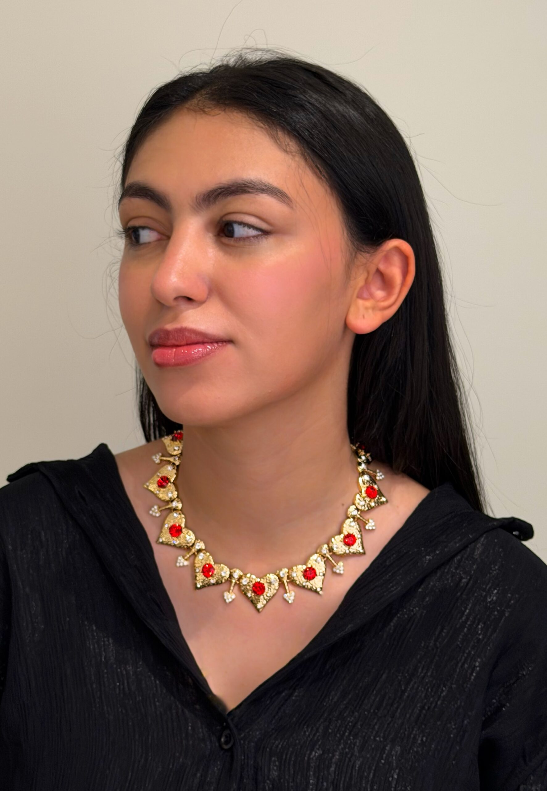 The Ruby Heart Necklace - Image 3