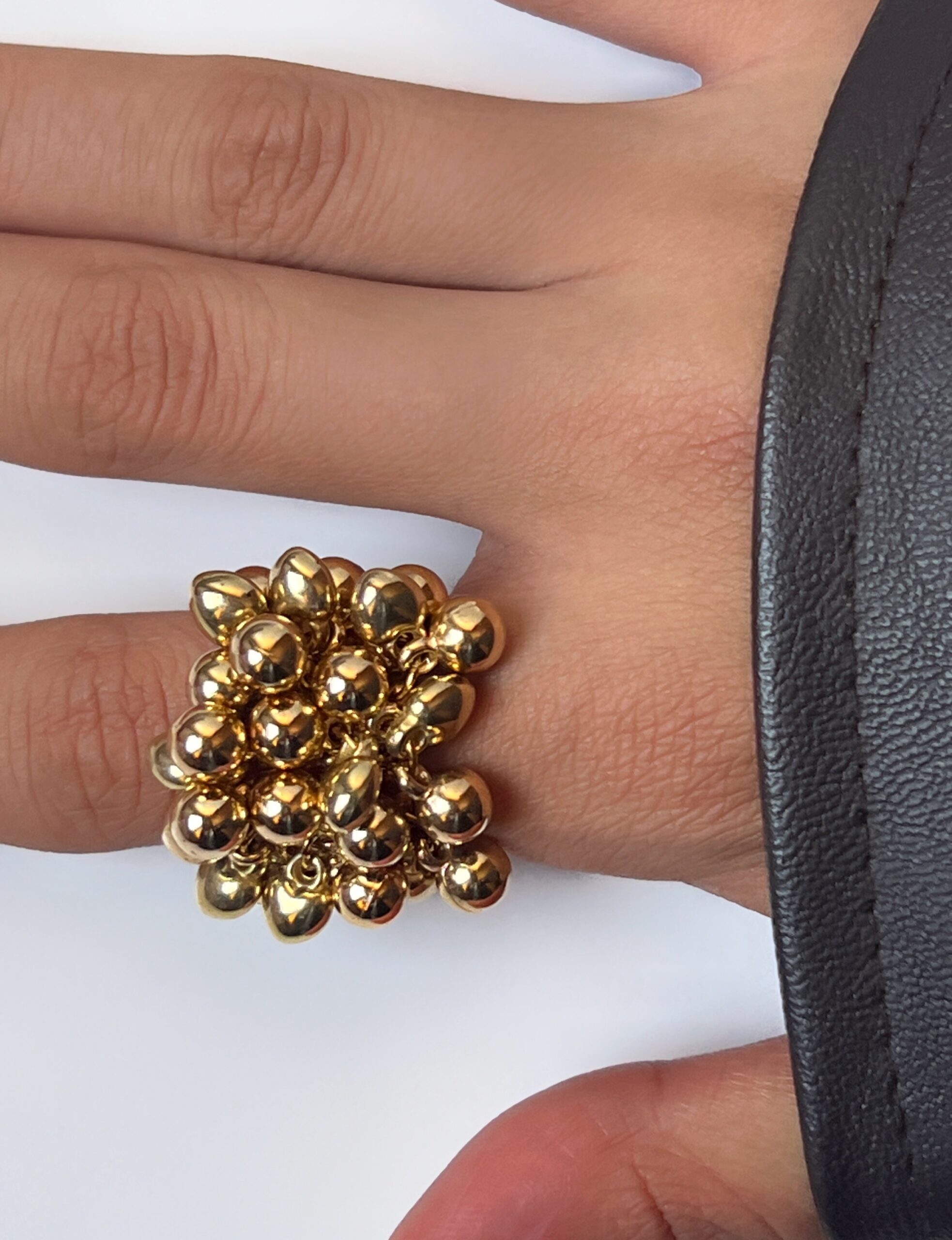 Gold bubbles ring - Image 3