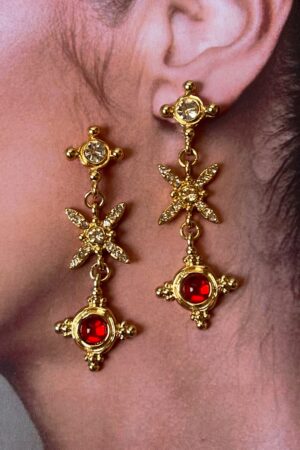 Divine Ruby earrings